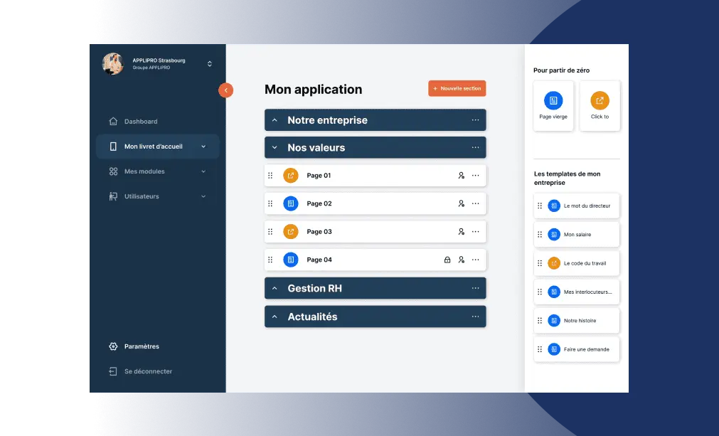 Applipro Backoffice
